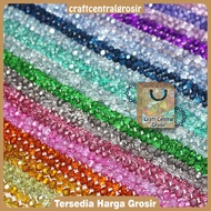 Two Tone Round Czech Crystal Size 6 mm and 8 mm