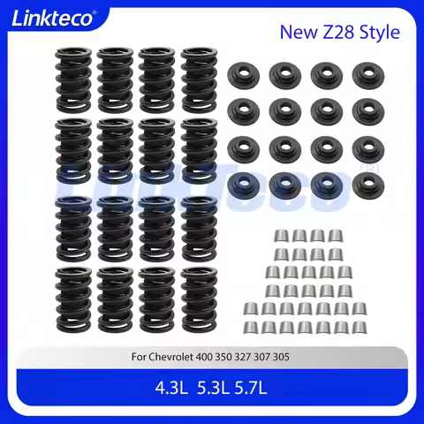 Engine New Z28 Style Valve Spring Retainer & Lock Set Fit 4.3 5.3 5.7 L For Chevrolet 400 350 327 30
