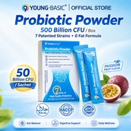 9YOUNG-BASIC Probiotic Powder Add (≥500 Billion CFU/box) 2g*10 sachets 7 Kinds of High Quality Probi