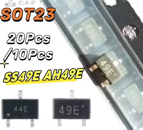 20Pcs/10pcs 44E 49E Hall Effect Sensor Switch SMD Hall Element SS49E AH49E A3144E SOT23 Sensor Switc
