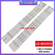 BỘ LED TIVI LG 49UH610 49UH617 49LJ550 49KU6320 49UJ632 49UH619 49UF640 49UF6400 MỚI 100%