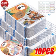30PCS + 30Pcs Name Sticker Self Adhesive Book Covers Waterproof Film Transparent Book Cover