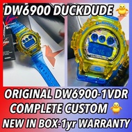 DW6900 -1VDR ORIGINAL COMPLETE CUSTOM DUCKDUDE  NEW IN BOX - 1yr WARRANTY  BAND & BEZEL TALI JAM JEL