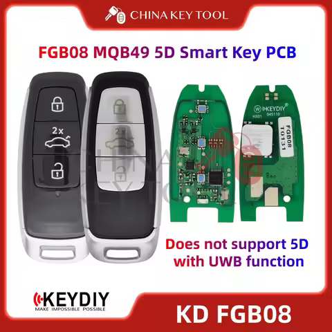 KEYDIY KD FGB08 MQB49 5D Smart Key PCB For VW Audi ZB FGB Program Remote Control Key Board with Key 