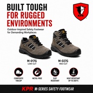 KPR Outdoor Safety Shoes Composite Toe Hiking Safety Shoes Slip Resistant Work Shoes M017G M027G