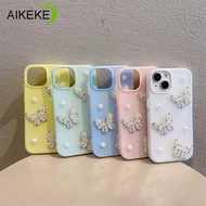 Sweet 3D Pearl Butterfly 2 in1 Phone Case For iTel S26 Ultra S25 Ultra S23 Plus P65 P55 P40 Plus RS4