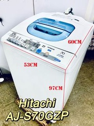 HITACHI 7KG 高水位 二手電器 (( 日立牌 ___ 滾筒款 __ 日式洗衣機