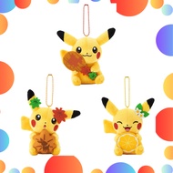 Mascot . Pikachu. Pokemon Center Hiroshima R. lemon. Momiji manjuu. Shamoji. Keychains. Plush toys. 