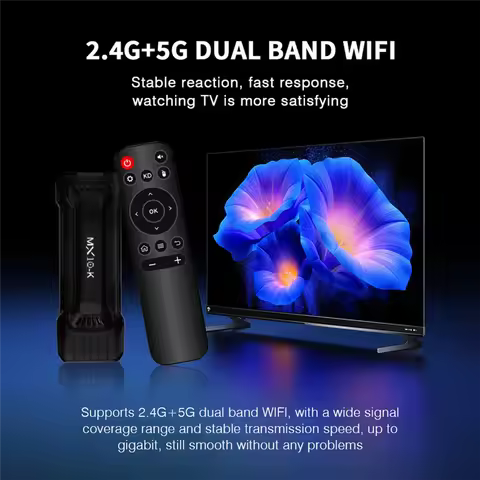 A32T-Android14 TV Stick 2.4+5G Dual WIFI Support 4K HDR Video Mini TV Box Portable Player Android TV