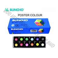 JOO HUAT Buncho / Nikki 15cc 12’s Poster Colour Set 1512 Water colour Set Art Drawing Canvas