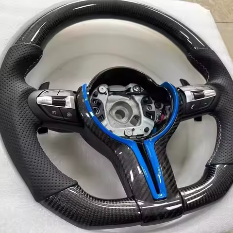 Carbon Fiber Steering Wheel M2 F87 M3 328M M5 F10 F12 M6 F06 F07 F30 F31 F01 F02 F20 F21 F22 F23 F32