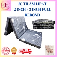 TILAM BUJANG LIPAT 3/ FOLDABLE MATTRESS TOPPERS /REBOND FOAM/ TILAM SINGLE BUDGET Bed Furniture