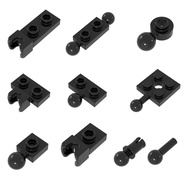 50PCS Plate 14419 Modified 1x2 with Tow Ball Building Block MOC Small Tow Ball Socket on Ends