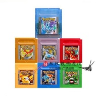 G GBC Game Cassette GBA GBASP Suitable for Pokemon Series Color Shell English Version