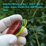 Compatible for Rolleiflex/Rolleicord Bay I /II /III Yellow,Green, Orange,Red,ND8 Dimmer Filter