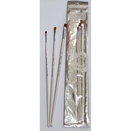 [ Unicorn ] Artist Nylon Brush Set 3's No 2/4/6 UAB999DX-B Berus Lukisan