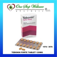 TEBONIN FORTE TABLET 120MG 15'S / 30'S (1 BOX) (EXP:10/2028)