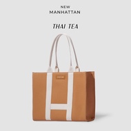 ABDSTORE | Manhattan Tote Bag - Large กระเป๋าผ้าแคนวาส กระเป๋า ตั้งเป็นทรง ใส่คอม ใส่แลปท็อป มีสายสะ