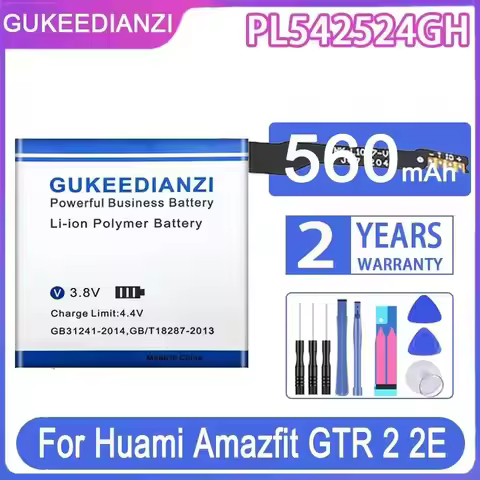 For Huami Amazfit Gtr 2 2E GTR2 GTR2E High-Capacity High Performance Smart Watch Battery PL542524GH 