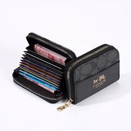 new fashion korean style splicing print coach card holder coin pures for womens