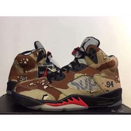 Supreme X Air Jordan 5 聯名 迷彩 沙漠 824371-201