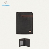 bradFORD Multi Compartment Leather Wallet in Black Coffee ( MODEL 06)