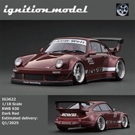 IG 1/18 Porsche RWB 930 Burgundy Very Handsome Friends Who Like It Can Directly Auction Non-Refundab