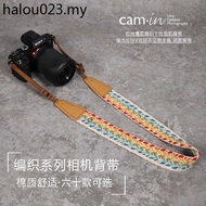Hot Sale.cam-in Fashionable Woven Camera Strap Photography Diagonal Decompression SLR Jay Chou MV Same Style Micro Single Strap