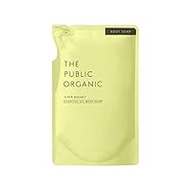 The Public Organic Body Soap Refill, Super Bouncy, 13.5 fl oz (400 ml), Amino Acid, Aroma, Essential Oil, Additive-Free, Made in Japan