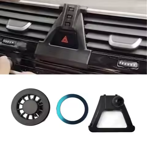 1Set ABS Plastic Material For 2017-2023 BMW 5 series 525i 530i G30 Special Car Magnetic Phone Holder