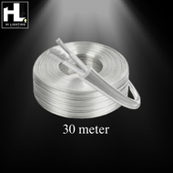 2 Core Transparent Electric Wire / Transparent Flat Wire / Parallel Wire for lighting