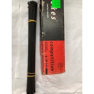 DT spokes Competition Black d/butted 2.0-1.8mm W/O nipple. RM2.50 each spokes.