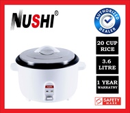 NUSHI AUTOMATIC RICE COOKER 3.6 L WITH NON - STICK POT [ 1 YEAR OFFICIAL WARRANTY ]