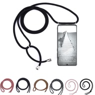 Crossbody Soft Shockproof Clear TPU Case For Huawei p50 NOVA 7i P30 p20 mate 20 Mate 30 P40 Lite NOVA 3i MATE 40 PRO NOVA 2S Strap Lanyard Cord Rope String Necklace Shouler Phone Case