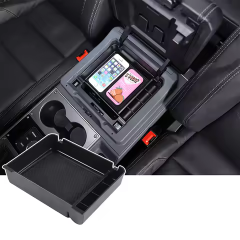 Armrest Storage Box Car Organizer Tray Hidden Storage Box Stowing Tidying Storage Container For Ineo
