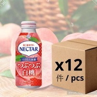 不二家 粒粒果肉白桃果汁飲品 果汁25% (桃味升級) 380g x 12