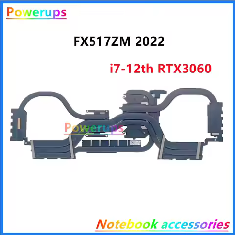 New Original Laptop CPU/GPU Cooler Radiator/Heatsink For Asus TUF Dash F15 3 Air FX507 FX517 FX517ZM