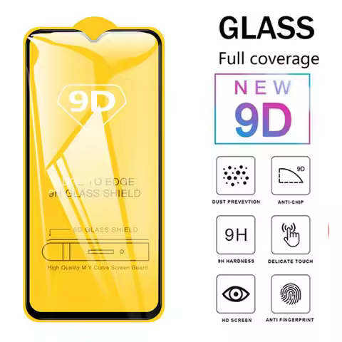 9D Tempered Glass for OnePlus 9 9R 8T 7 7T 6 6T 5 5T Black Edge Screen Protector for Nord 2 N10 N100