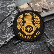 [Custom Velcro patch] AE Embroidered Vintage Circle Tactics 3D Velcro Patch /Badges/armband/Emblem D