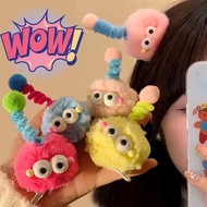 Cute Briquette Twist Stick Hairpin Female Ugly Doll Furball Hair Accessory
