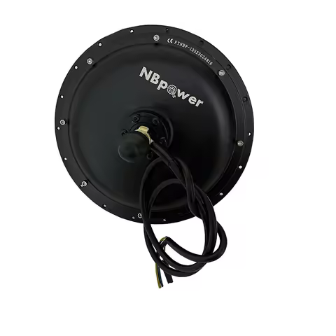 NBpower V3 45H 48-96v 72v Rated 3000W 135mm Dropout Gearless Electric Bike Hub Motor For Electric Bi
