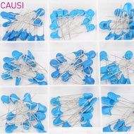 CAUSI 180PCS High Voltage Capacitors, 100PF-10000PF 15 Value Capacitors Assortment Kit, Blue 1kV DIP