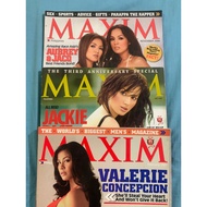 Maxim Men Magazines Aubrey Miles Jackie Rice Valerie Concepcion