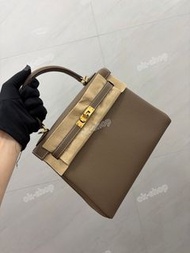 全手縫💯Hermes Kelly 25 大象灰