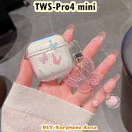 【In Stock】For TWS-Pro4 mini Case DIY Cartoon Creative Soft Silicone Earphone Case Casing Cover