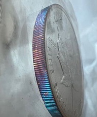 Vintage oxidized 1988 Canada Maple 1 oz Silver coin 首年版楓葉銀幣