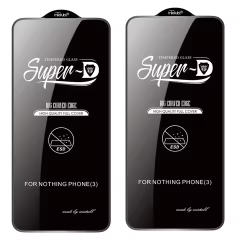 2Pcs Mietubl Top Quality Super D Screen Protector for Nothing Phone 3 3A Pro 2 2A 1 Big Curved Edge 