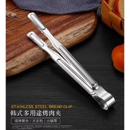 Korean Style Stainless Steel Grilling Barbecue BBQ Tong/Food Clip/Ice Tong/Penyepit Makanan 韩式 烤肉夹 食
