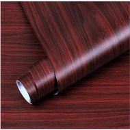 Maroon Wood Grain Wallpaper 9m to 10m x 5cm