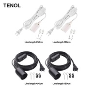 [TENOL] Hanging Lantern Extension Cord Cable with E26 Pendant Light Socket Farmhouse